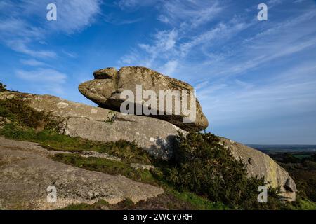 FORMAZIONI ROCCIOSE GRANITICHE DI TRENCROM HILL Foto Stock