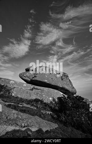 FORMAZIONI ROCCIOSE GRANITICHE DI TRENCROM HILL Foto Stock