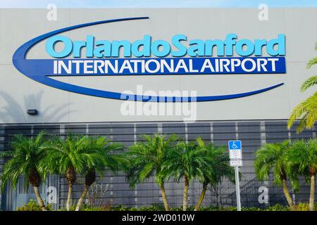 Aeroporto Internazionale Sanford di Orlando, Sanford, Florida Foto Stock