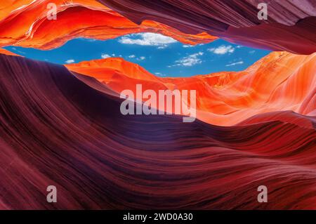 Il Magic Antelope Canyon in Arizona Foto Stock