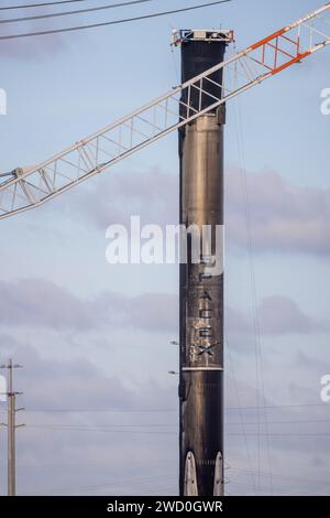 Port Canaveral, Stati Uniti. 17 Gennaio 2024. 17 Gennaio 2024 SpaceX ...