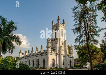 09 26 2005 Vintage Old Christ Church fondata nel 1866, Kanpur ; Uttar Pradesh .India .Asia. Foto Stock