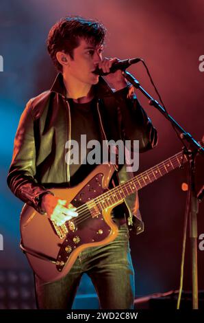 Alex Turner - Arctic Monkeys, V2011, Hylands Park, Chelmsford, Essex, Regno Unito - 20 agosto 2011 Foto Stock