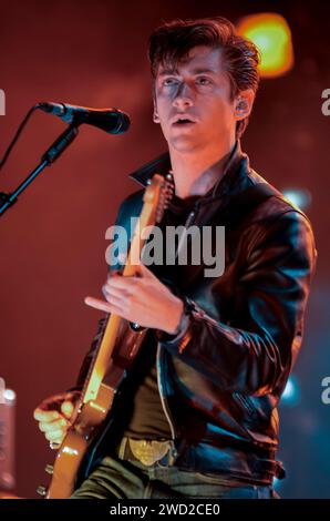 Alex Turner - Arctic Monkeys, V2011, Hylands Park, Chelmsford, Essex, Regno Unito - 20 agosto 2011 Foto Stock