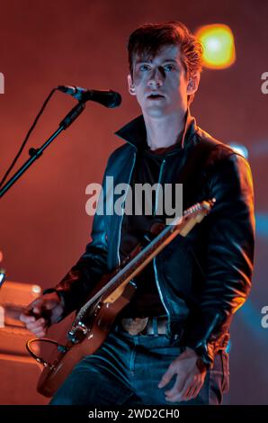 Alex Turner - Arctic Monkeys, V2011, Hylands Park, Chelmsford, Essex, Regno Unito - 20 agosto 2011 Foto Stock