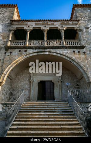 Palacio de Juan Orellana Pizarro a Trujillo, Estremadura, Spagna Foto Stock