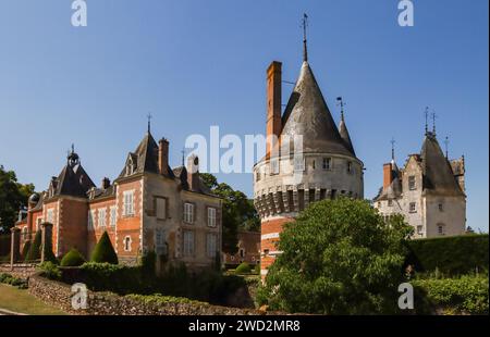 Castello, Frazé, dipartimento Eure-et-Loir, regione Centre-Val de Loire, Francia Foto Stock