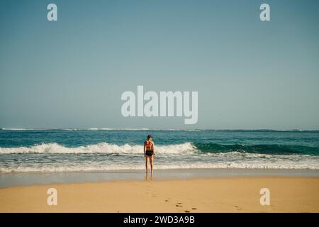 Lumahai Beach è un paradiso appartato situato sulla riva nord di Kauai, Hawaii. Foto di alta qualità Foto Stock