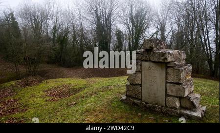 Verdun Battlefield, Les Eparges, Mosa, regione Grand-Est, Francia Foto Stock