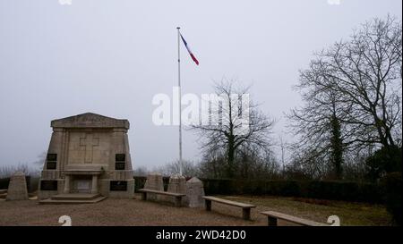 Verdun Battlefield, Les Eparges, Mosa, regione Grand-Est, Francia Foto Stock