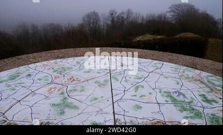 Verdun Battlefield, Les Eparges, Mosa, regione Grand-Est, Francia Foto Stock