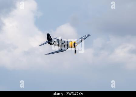 Corsair WW2 Fighter. Goodyear FG-1D Corsair 130-A G-FGID Royal Navy KD345 Fleet Air Arm Foto Stock