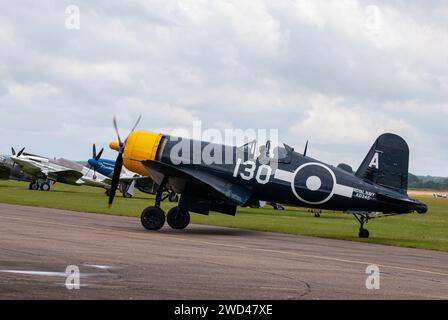 Corsair WW2 Fighter. Goodyear FG-1D Corsair 130-A G-FGID Royal Navy KD345 Fleet Air Arm Foto Stock