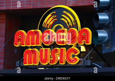 Hollywood, California: Negozio di musica Amoeba situato al 6200 di Hollywood Blvd Foto Stock