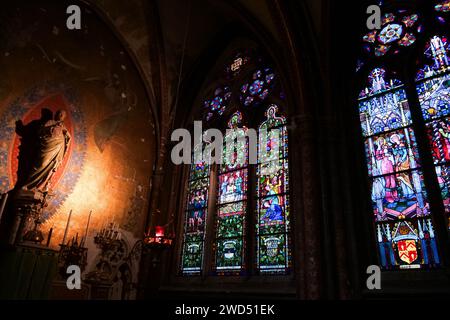 Cappella del Santo Sacramento, Cattedrale di Notre-Dame de Verdun, Verdun, Mosa, regione Grand-Est, Francia Foto Stock