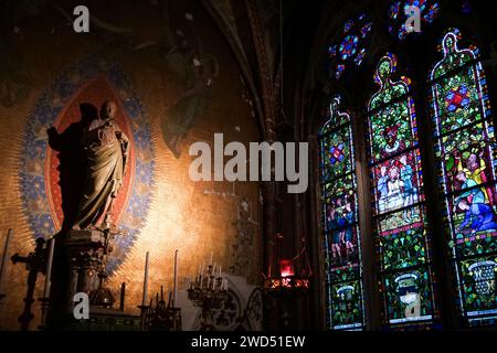 Cappella del Santo Sacramento, Cattedrale di Notre-Dame de Verdun, Verdun, Mosa, regione Grand-Est, Francia Foto Stock