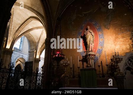 Cappella del Santo Sacramento, Cattedrale di Notre-Dame de Verdun, Verdun, Mosa, regione Grand-Est, Francia Foto Stock