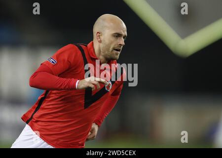 ARNHEM - Matthijs Jesse dell'AFC Amsterdam durante la partita di TOTO KNVB Cup tra Vitesse e AFC (AM) al Gelredome il 18 gennaio 2024 ad Arnhem, nei Paesi Bassi. ANP BART STOUTJESDIJK Foto Stock