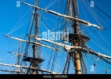 HMS sorpresa montante, il Museo Marittimo di San Diego, San Diego, California Foto Stock