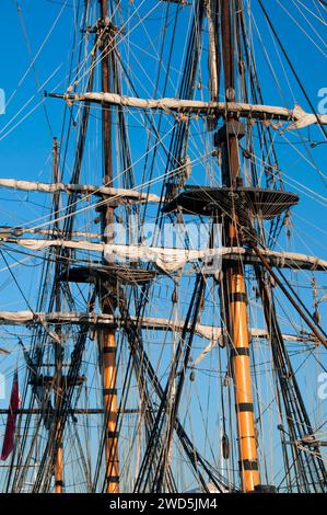 HMS sorpresa montante, il Museo Marittimo di San Diego, San Diego, California Foto Stock