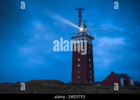 Faro di Heligoland, Germania Foto Stock