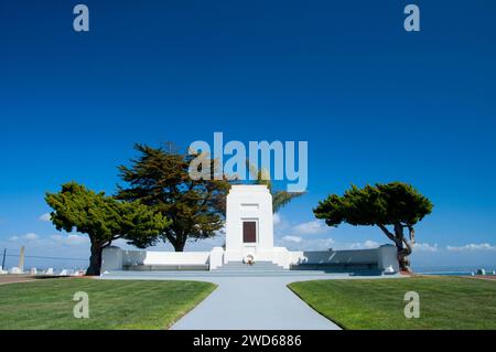 L'indirizzo di Gettysburg monumento, Fort Rosecrans Cimitero Nazionale, San Diego, California Foto Stock