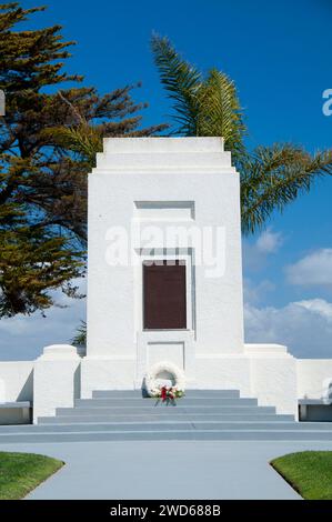 L'indirizzo di Gettysburg monumento, Fort Rosecrans Cimitero Nazionale, San Diego, California Foto Stock