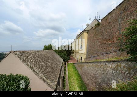 Edifici della fortezza di Petrovaradin a Novi, Sad, Serbia. Foto Stock