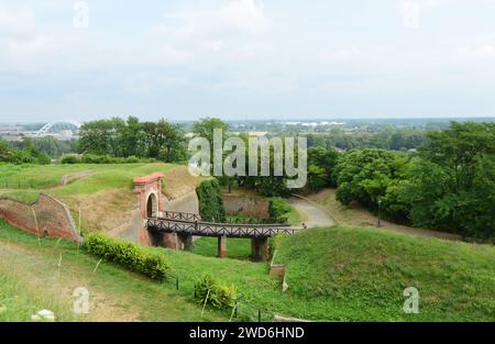 La fortezza di Petrovaradin a Novi, Sad, Serbia. Foto Stock