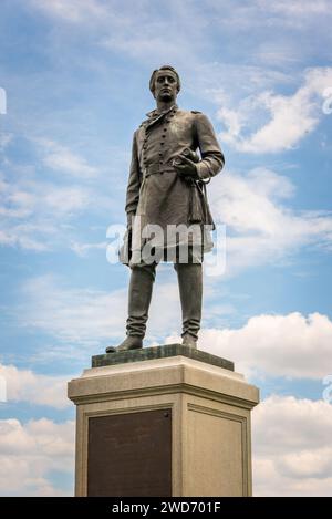 Gettysburg National Military Park, campo di battaglia della guerra di secessione americana, a Gettysburg, Pennsylvania, USA Foto Stock