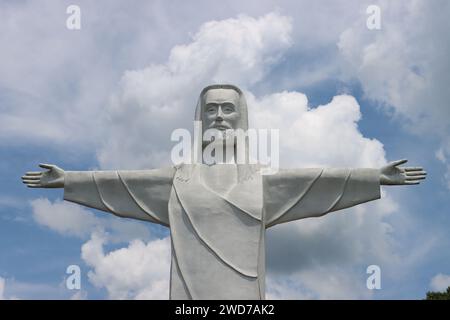 La statua del Cristo degli Ozark a Eureka Springs, Arkansas Foto Stock