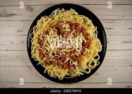 Spaghetti bolognasi Foto Stock
