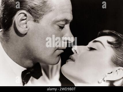 Audrey Hepburn e William Holden in "Sabrina" 1954 Foto Stock