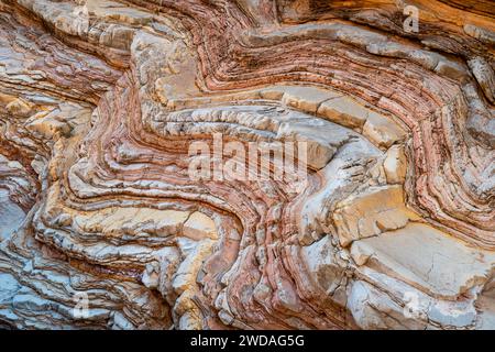 Fotografia di Ernst Tinaja ed è una geologia molto bella. Big Bend National Park, Texas, Stati Uniti. Foto Stock