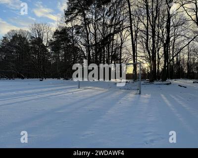 Stock- und Symbolbilder i 19.01.2024 Wiintereinbruch Hamburg Hamburg Hamburg Deutschland **** immagini stock e simboli i 19 01 2024 Inverno crollo Amburgo Amburgo Amburgo Germania Copyright: XLobeca/FelixxSchlikisx Foto Stock