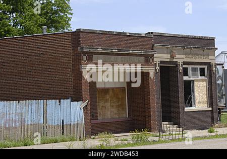 CRAIG/ PLYMOUTH COUNTY/IOWA /USA- Benvenuti a craig est.1910 Polulation 102 e siamo piccoli ma grandi per conoscervi regnanti america 13 GIUGNO 2014 Foto Stock