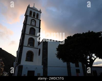 Garachico è un comune e una città sulla costa settentrionale di Tenerife, a circa 52 km a ovest della capitale Santa Cruz de Tenerife Foto Stock