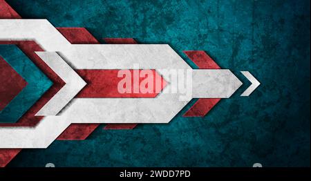 Tecnica astratta grunge sfondo geometrico. Progettazione vettoriale Illustrazione Vettoriale