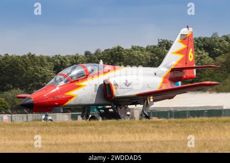 Patrulla Aguila squadra acrobatica spagnola Foto Stock