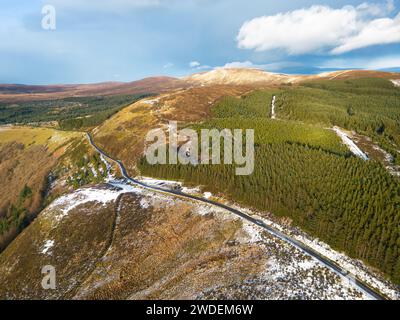 Spolveramento di neve a Sally Gap Foto Stock