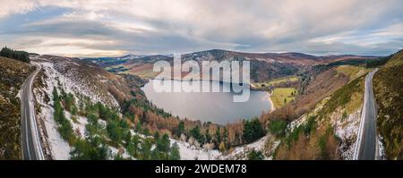 Spolveramento di neve a Sally Gap Foto Stock