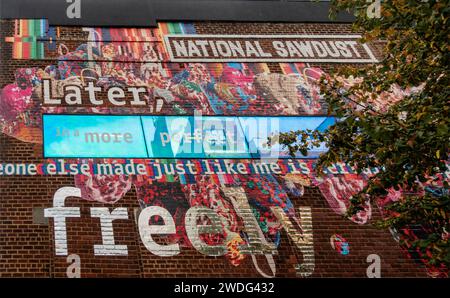 National Sawdust, produttore musicale no-profit e sede a Williamsburg, Brooklyn Foto Stock