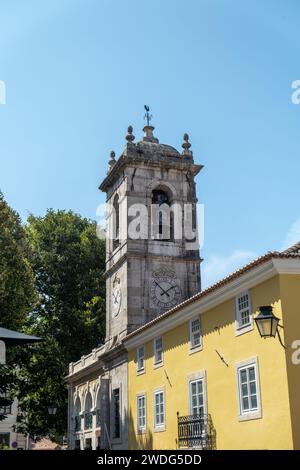 Sintra, Portogallo - 14 settembre 2023. Edificio nel centro storico della città Foto Stock