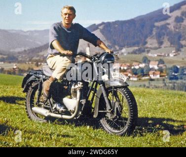 THE GREAT ESCAPE 1963 United Artists film con Steve McQueen Foto Stock