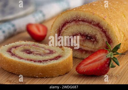 Swiss roll Foto Stock