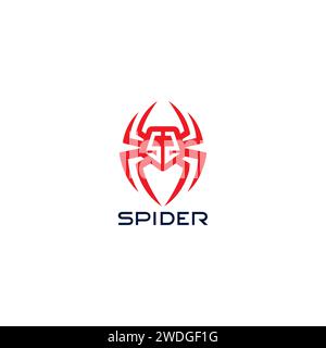 Logo Spider. Illustrazione del vettore Spider Illustrazione Vettoriale