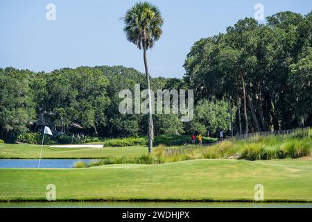 Little Sandy Short Course all'Omni Amelia Island Resort sull'Isola di Amelia a Fernandina Beach, Florida. (USA) Foto Stock