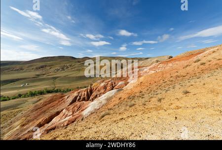 Area "Marte" sulle montagne della Repubblica di Altai, Russia Foto Stock