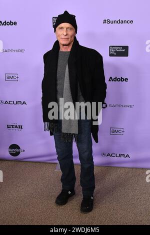 Park City, Stati Uniti. 20 gennaio 2024. Ed Harris partecipa alla premiere "Love Lies Bleeding" durante il Sundance Film Festival 2024 al Rey Theatre il 20 gennaio 2024 a Park City, Utah. Foto: C Flanigan/imageSPACE credito: Imagespace/Alamy Live News Foto Stock