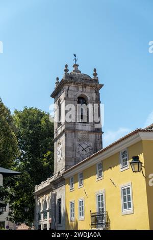 Sintra, Portogallo - 14 settembre 2023. Edificio nel centro storico della città Foto Stock